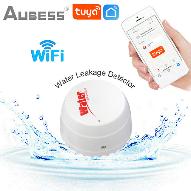 Aubess WiFi Water Leak Detector and Alarm System